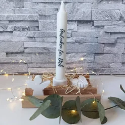 Geschenkset Trauer – Trostspendende Geschenkbox Andenken mit Kerze & Engel aus Raysin