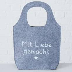 Geschenktasche Filz 3 verschiedene Sprüche Geschenktüte