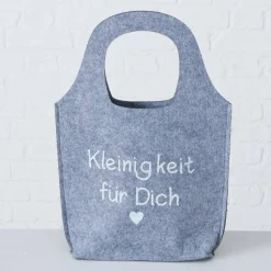 Geschenktasche Filz 3 verschiedene Sprüche Geschenktüte