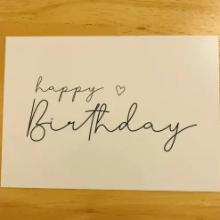 Geschenktütchen „Happy Birthday“ „Herzlichen Glückwunsch“, Betongugl weiß-bunt mit Kerze, Pustekuchen&Karte, 3 cm