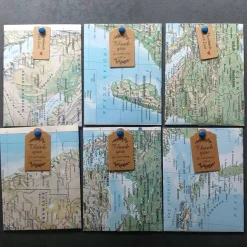 Geschenktüten aus kleinen Weltatlas