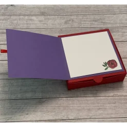 Geschenkverpackung / Gastgeschenk mit integrierter Grußkarte, Goodie, Mitbringsel, Geldgeschenk zum Geburtstag, Pizzabox