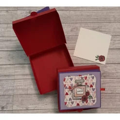 Geschenkverpackung / Gastgeschenk mit integrierter Grußkarte, Goodie, Mitbringsel, Geldgeschenk zum Geburtstag, Pizzabox