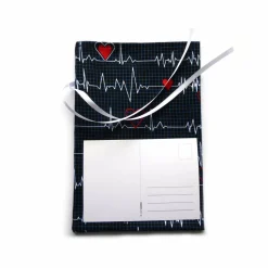 Geschenkverpackung aus Stoff - Mein Herz schlägt für Dich - Stoffbeutel Geschenksäckchen