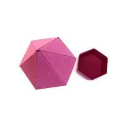 Geschenkverpackung Buntstift: Handgemachte Geschenkbox aus Karton zur Einschulung (6,2 x 22 cm)