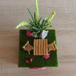 Geschenkverpackung Garten / Schrebergarten / Ausflug / Picknick