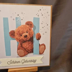 Geschenkverpackung  Geburtstagsgeschenke  Teddybär  Sternedekoration  Partydekoration