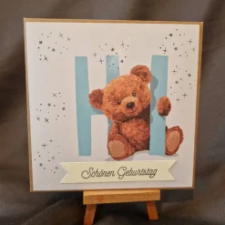 Geschenkverpackung  Geburtstagsgeschenke  Teddybär  Sternedekoration  Partydekoration