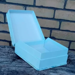 Geschenkverpackung Geschenktasche Geschenkbox, 2 Größen, rosa oder hellblau