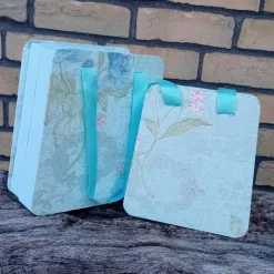 Geschenkverpackung Geschenktasche Geschenkbox, 2 Größen, rosa oder hellblau