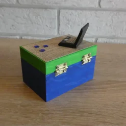 Geschenkverpackung Holztruhe - Laptop