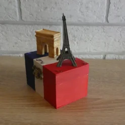 Geschenkverpackung Holztruhe - Reise - Paris