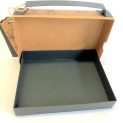 Geschenkverpackung in Kofferoptik aus Karton für ein Geldgeschenk zum Urlaub oder Reisegutschein (18x13,5x3,3 cm)