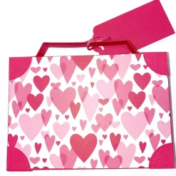 Geschenkverpackung in Kofferoptik aus Karton für ein Geldgeschenk zum Urlaub oder Reisegutschein (18x13,5x3,3 cm)