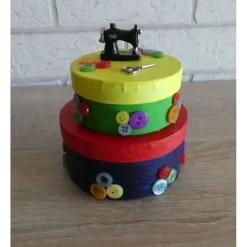 Geschenkverpackung Nähmaschine / Handarbeiten / Nähen