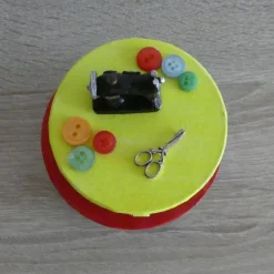 Geschenkverpackung Nähmaschine / Handarbeiten / Nähen