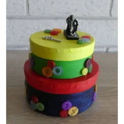 Geschenkverpackung Nähmaschine / Handarbeiten / Nähen