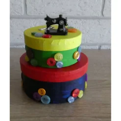 Geschenkverpackung Nähmaschine / Handarbeiten / Nähen