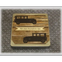 Geschenkverpackung, Oldtimer, Geldgeschenk,Opa