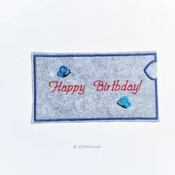 Geschenkverpackung, Schokoladenhülle, Happy Birthday, Dankeschön, Geburtstag, Mitbringsel, Gutscheinverpackung, Umschlag