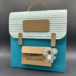Geschenkverpackung zur Einschulung Schultasche Schulranzen **personalisierbar**