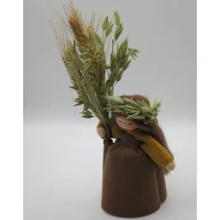 Getreidemädchen - handgefertigtes  Blumenkind - Jahreszeitentisch - Waldorf Art - Art.Nr. HE5