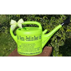 Gießkanne mit Namen Geburtstagsgeschenk, Glückwunsch für Freundin, Mama, Oma, Nachbarin oder Kollegin