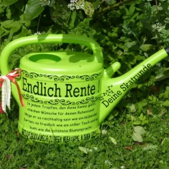 Gießkanne Rente personalisiertes Abschiedsgeschenk für Rentner , Geschenk zum Renteneintritt
