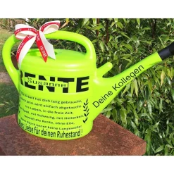 Gießkanne Rente personalisiertes Abschiedsgeschenk für Rentner , Geschenk zum Renteneintritt
