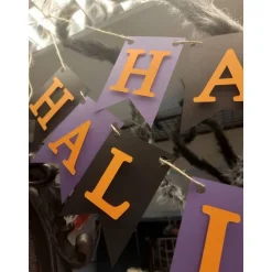 Girlande Happy Halloween Dekoration aus Papier