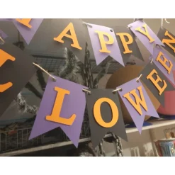 Girlande Happy Halloween Dekoration aus Papier