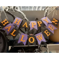 Girlande Happy Halloween Dekoration aus Papier