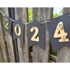 Girlande Master 2026 zur bestandenen Prüfung Abschluss Ausbildung Meisterfeier Glückwunsch Gratulation Studium