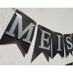 Girlande Meister 2026 zur bestandenen Prüfung Abschluss Ausbildung Meisterfeier Glückwunsch Gratulation