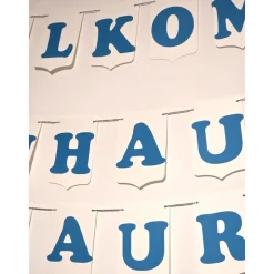 Girlande Willkommen Zuhause/ Zuhause / Personalisiert