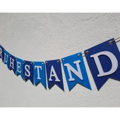 Girlande zum Ruhestand / Rente / Auf Wunsch personalisiert mit Wunschtext / Abschied /