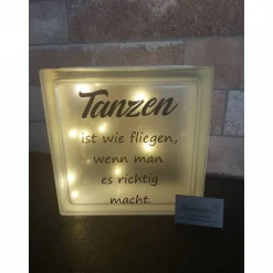 Glasbaustein "Tanzen"