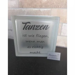 Glasbaustein "Tanzen"