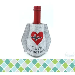 Glasmanschette Gute Besserung