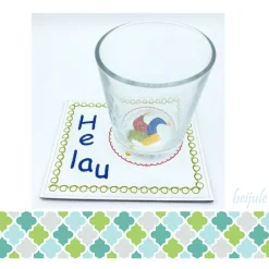 Glasuntersetzer Karneval