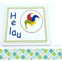 Glasuntersetzer Karneval