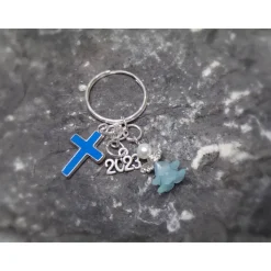 Glaube Firmung Kommunion Taufe Konfirmation Kreuz Engel    Schlüsselanhänger  verschiedene Farben