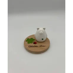 GlücksBÄR – Zauberhafte Dekofigur & Glücksbringer mit Spruch