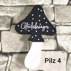 Glücksbringer to go - Handgemachter Pilz aus Keracraft – Das Mitbringsel für Prüfung, Job & Birthday!