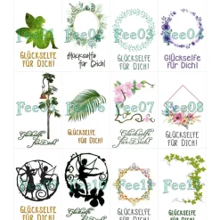 Glücksbringer Waldelfe goldfarben / braun – handgefertigter Elfen-Anhänger als Unikat