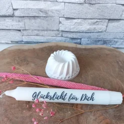 Glückslicht – Handgefertigte Glückskerze als einzigartiger Glücksbringer & Geschenk