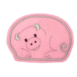 Glücksschwein Rosa Geldgeschenk aus Filz – Geschenkidee von la miscela