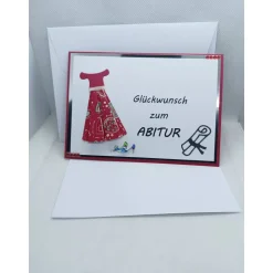 Glückwunsch zum Abitur! Grußkarte, Karte zum bestandenen Abi