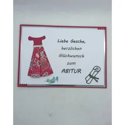 Glückwunsch zum Abitur! Grußkarte, Karte zum bestandenen Abi