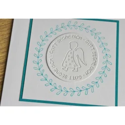 Glückwunschkarte - diverse Farben - 